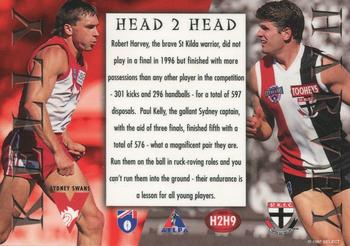 1997 Select AFL Ultimate Series - Head 2 Head #H2H9 Paul Kelly / Robert Harvey Back